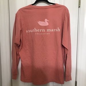 🌵Southern marsh pink long sleeve tee